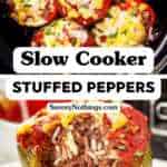 Crockpot Stuffed Peppers Pin